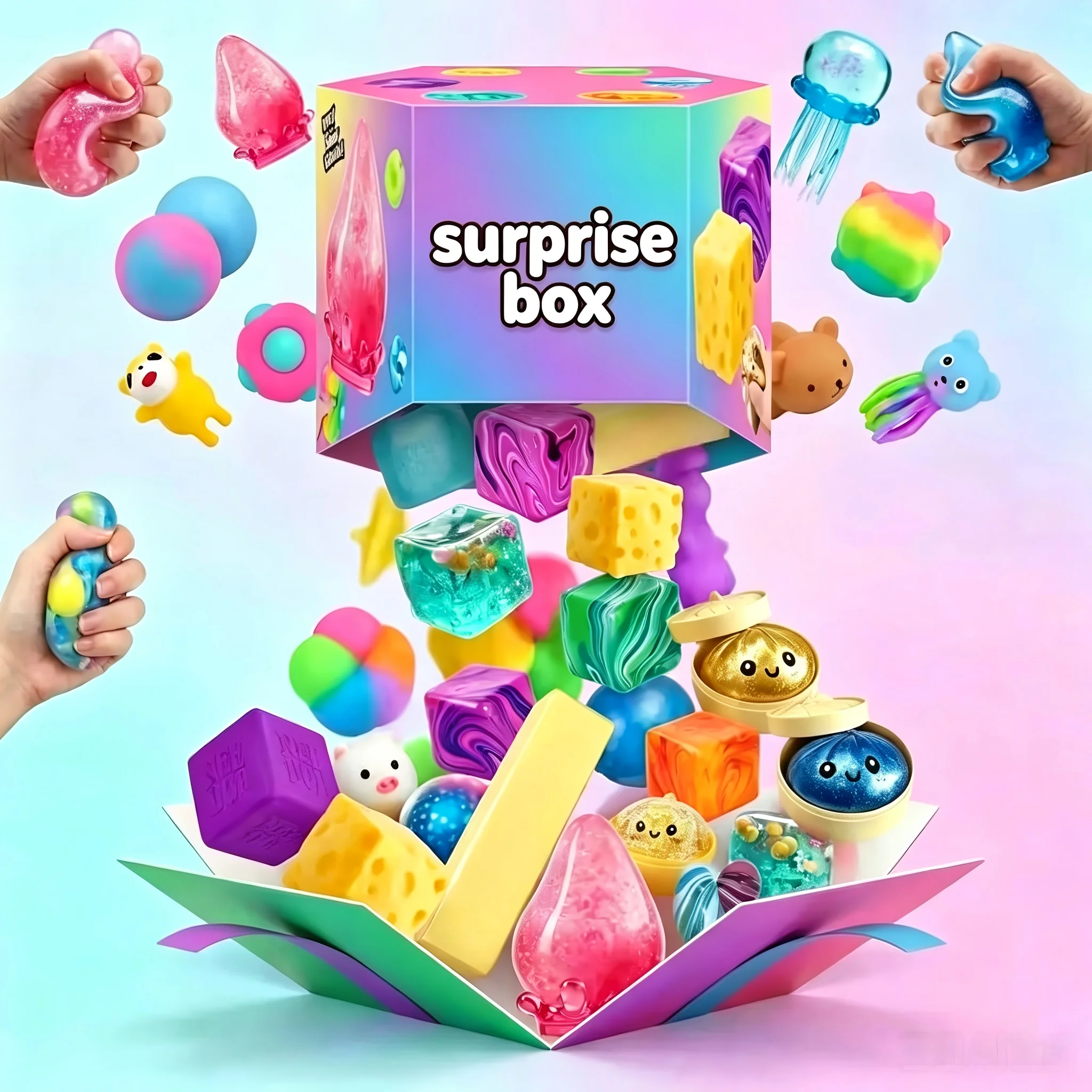 New 100+Pcs Surprise Box Toys  - đánh giá và giá Curtain Curtain