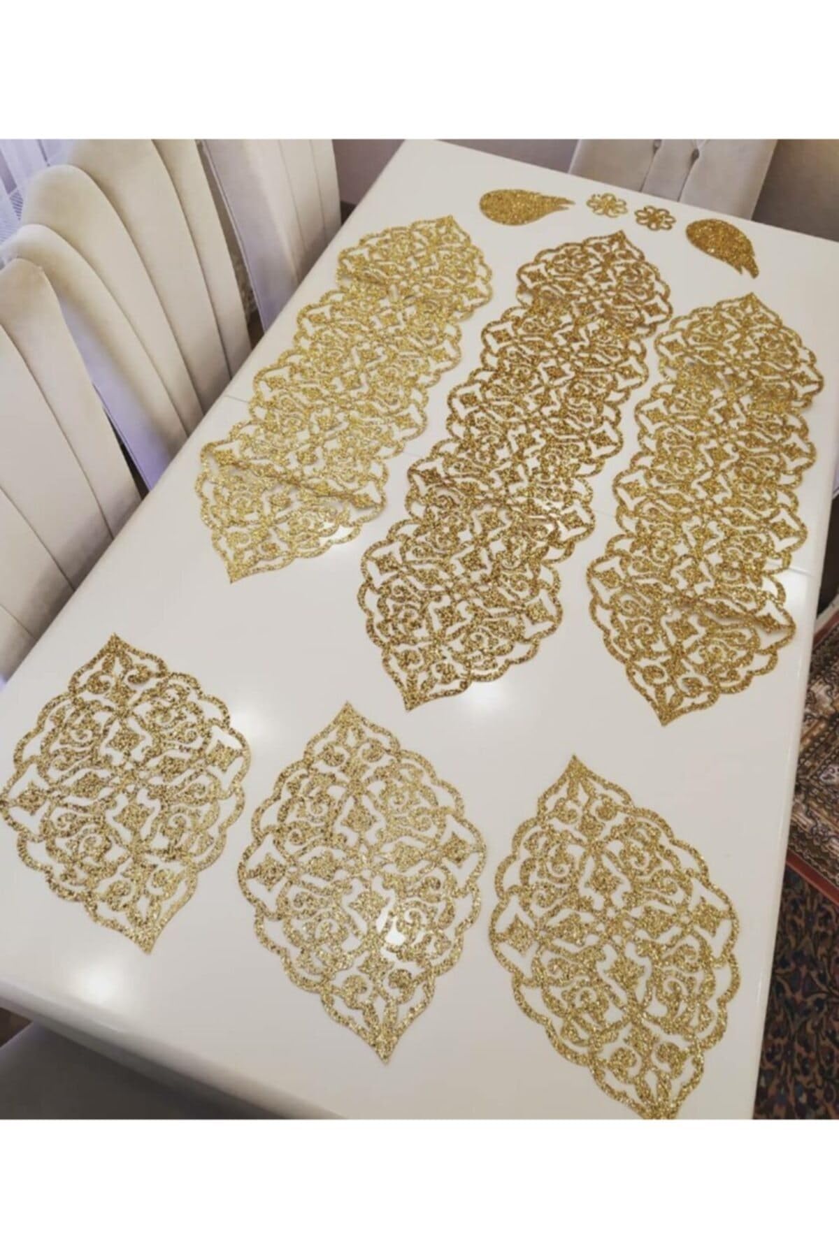 10-Piece Faux Leather Table Ru - đánh giá và giá Table Runner