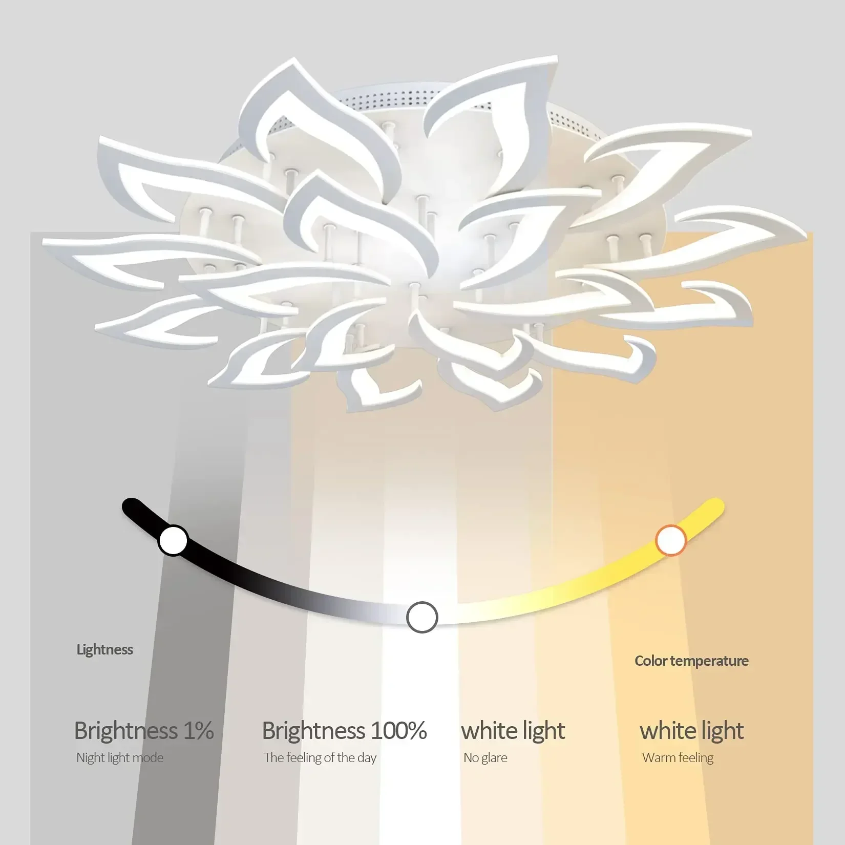 Designer LED Petal Chandelier  - đánh giá và giá Interior Design High End