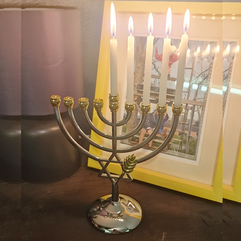Hanukkah Menorah 9 Branch Cand - đánh giá và giá Candle Holder Decor