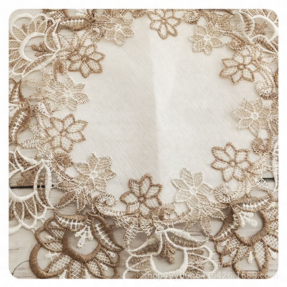 Exquisite Round Lace Placemat  - đánh giá và giá Table Runner