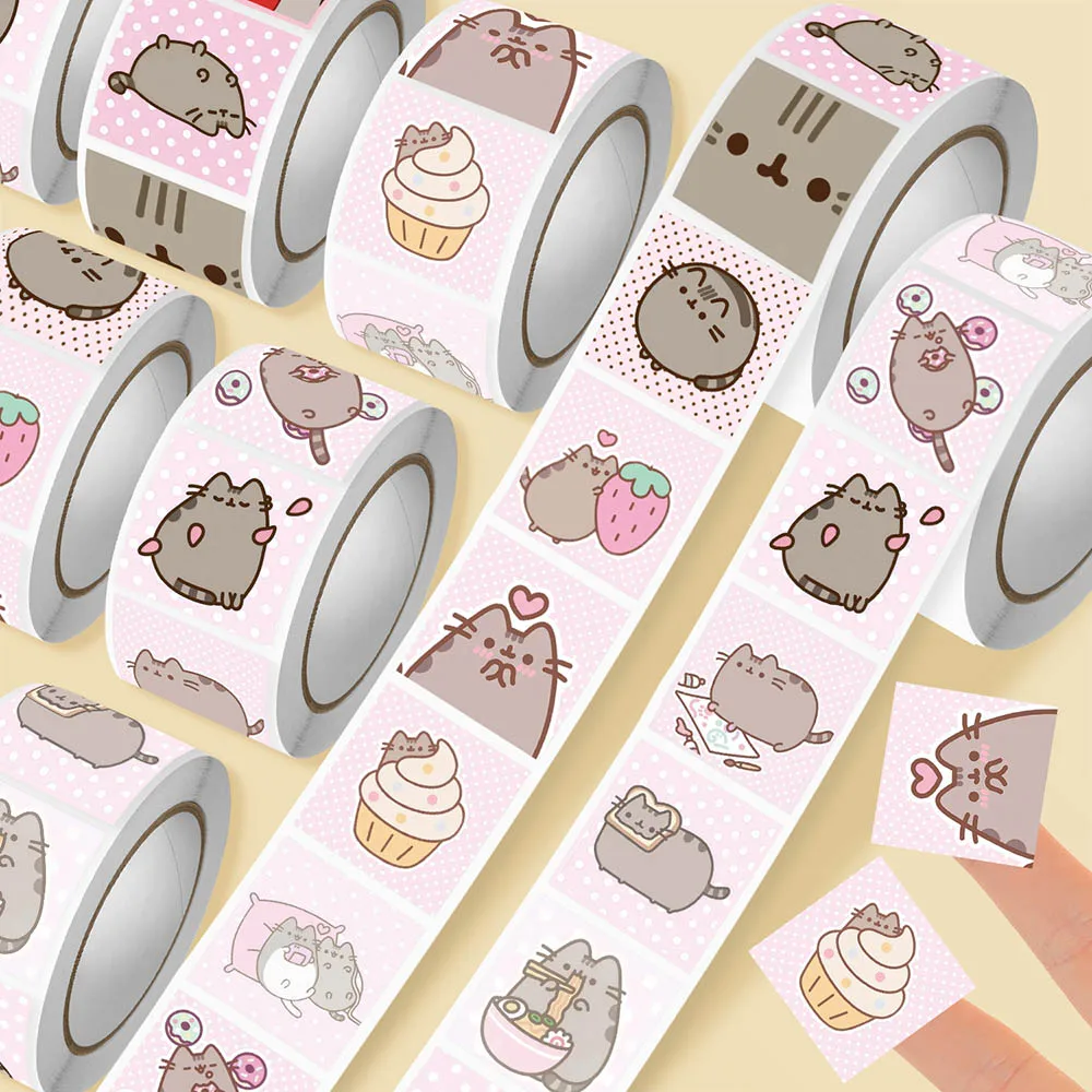 Hou 500pcs Pusheen Cartoon Cat - đánh giá và giá Wall Sticker