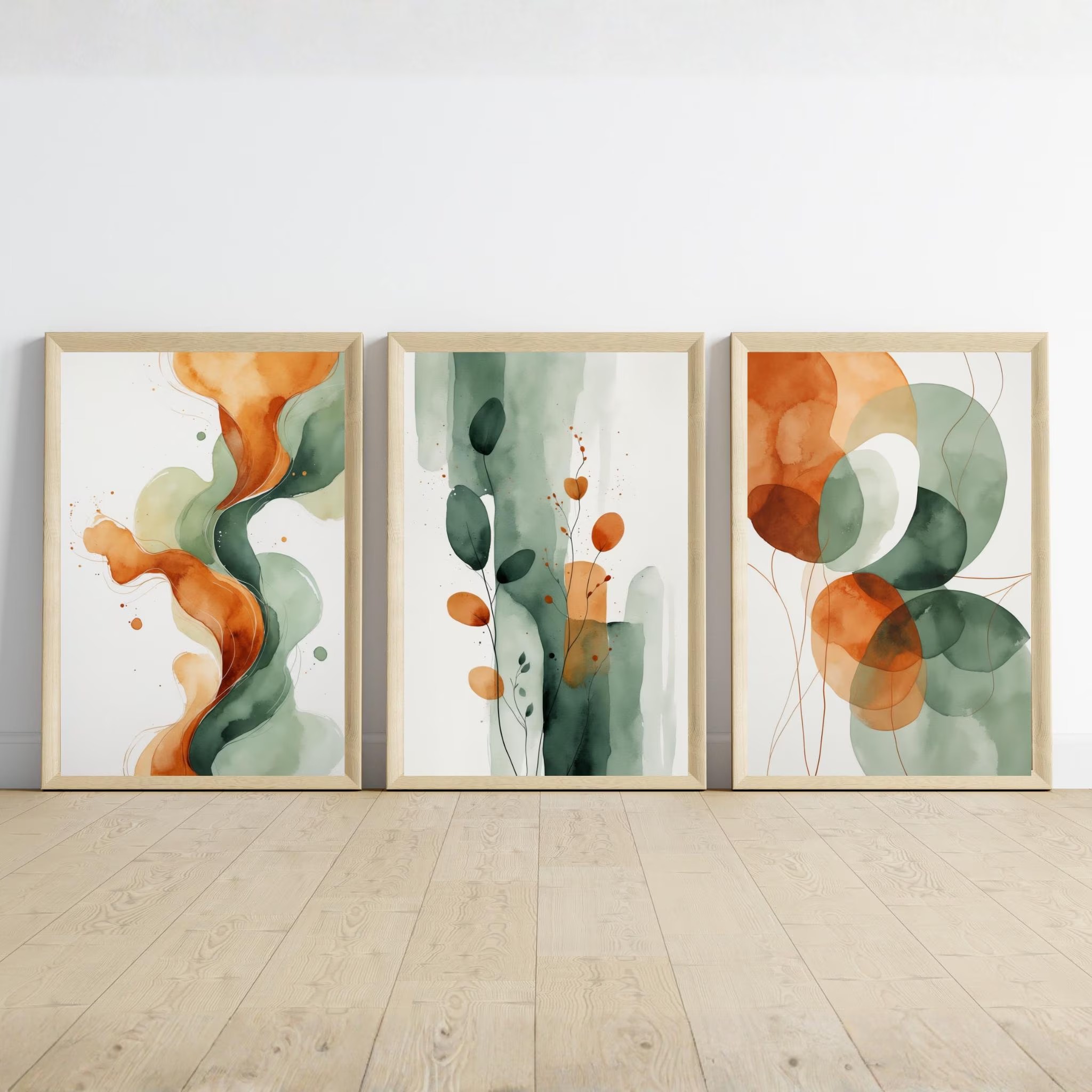 1pc frameless Set of Three Abs - đánh giá và giá Abstract Canvas Set