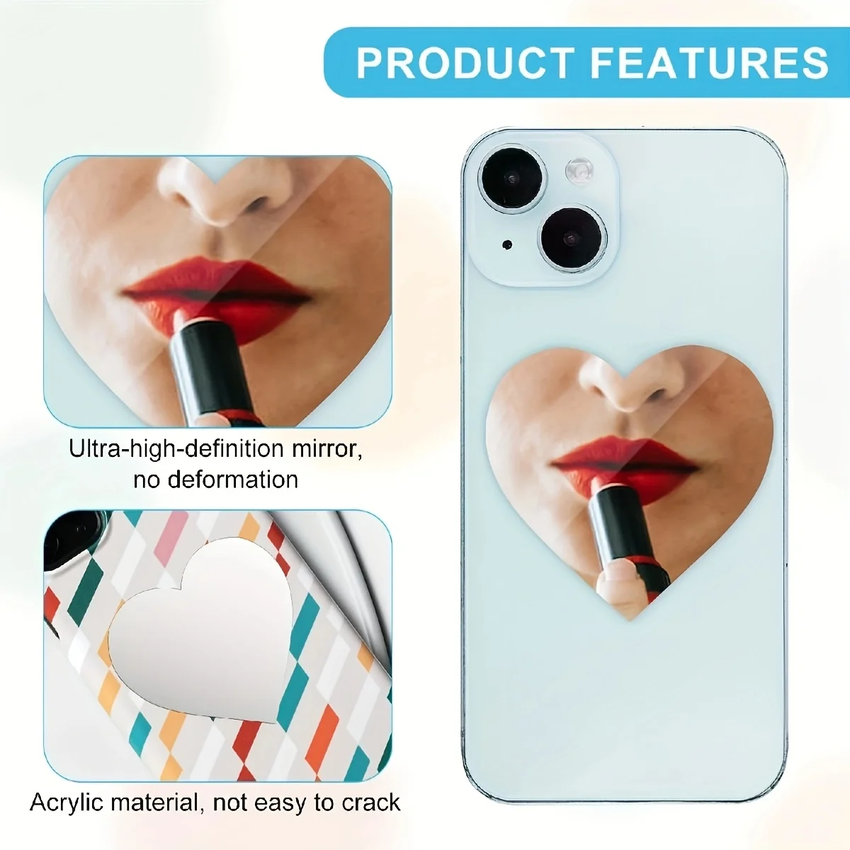 2pcs Phone Mirror Stickers,Mak - đánh giá và giá Decorative Mirror