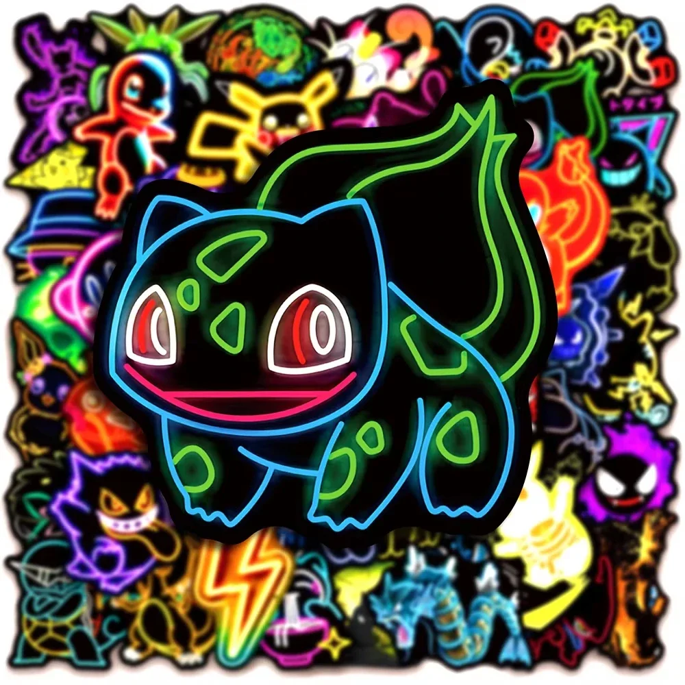 100pcs Neon  Pokémon  Stickers - đánh giá và giá Wall Sticker