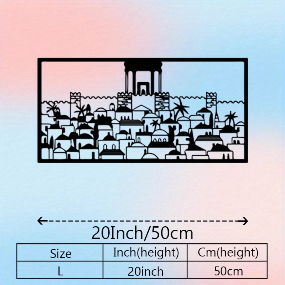 CIFBUY Metal Wall Art Jerusale - đánh giá và giá Wall Art